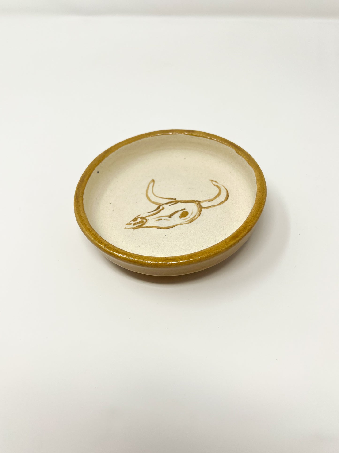 Honey Bull Skull Small Dish