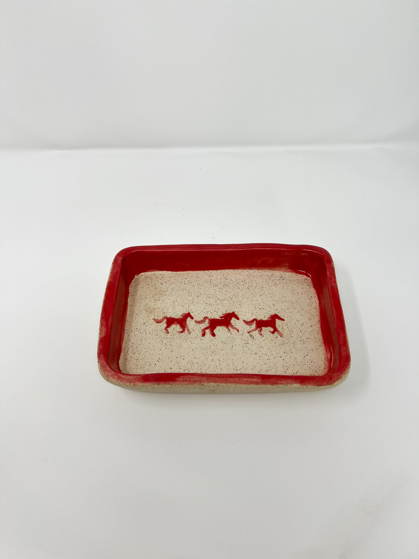 Red Mustangs Tray