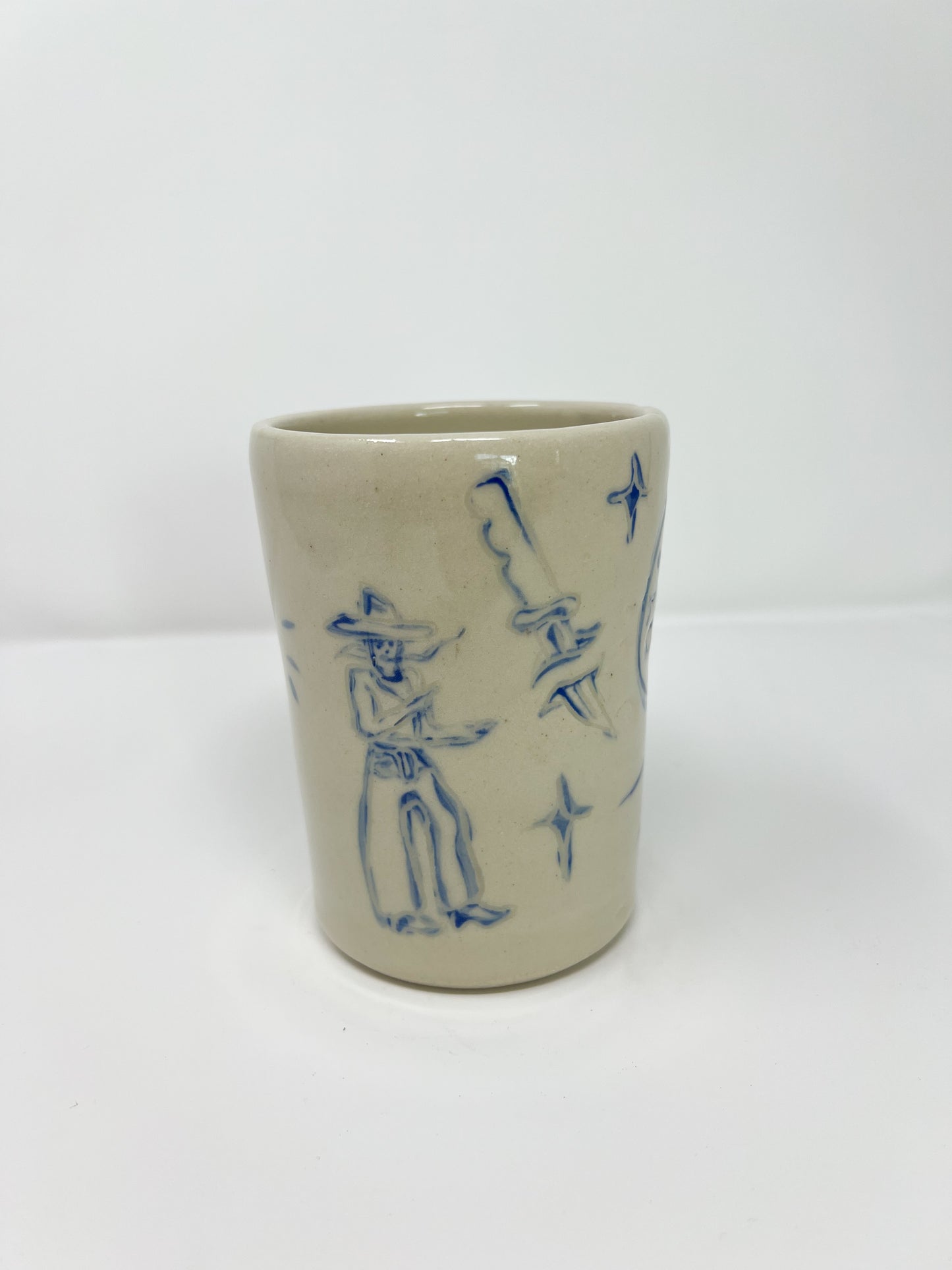 Blue Western Flash Cup