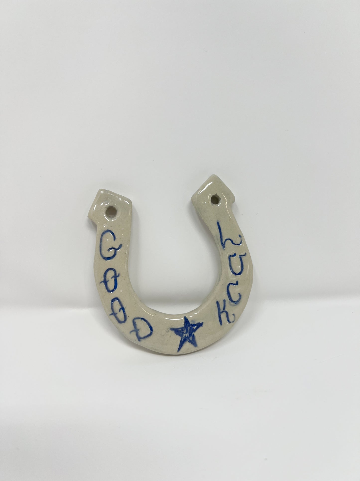 Horse Shoe- Lucky Blue