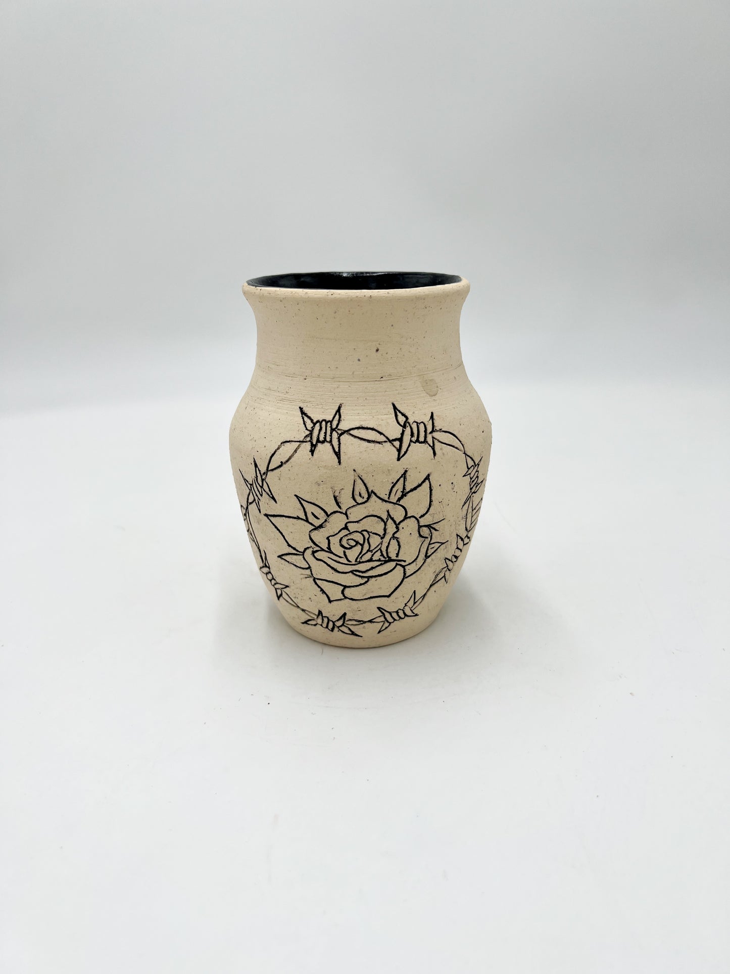 Prickly Rose Vase