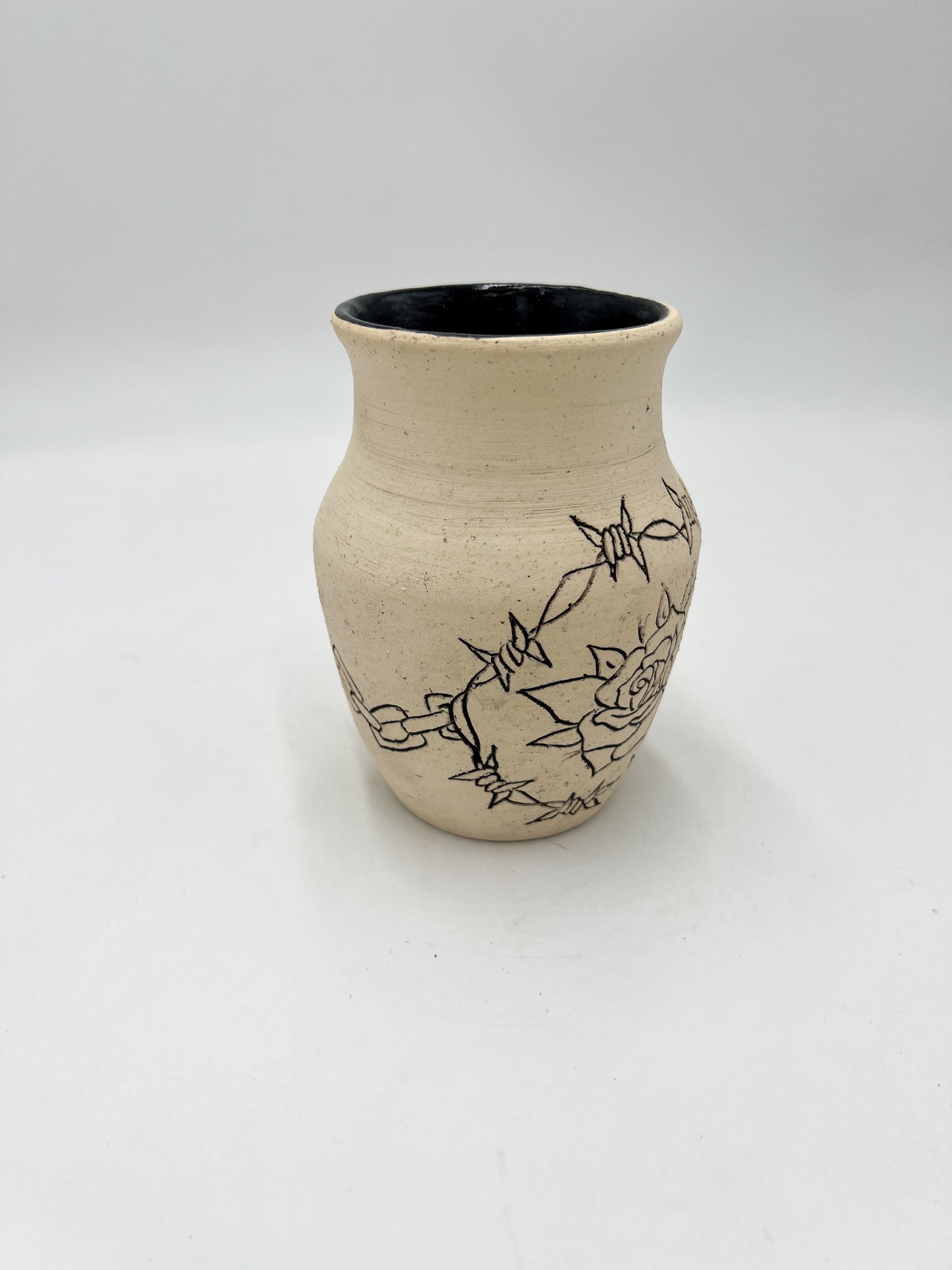 Prickly Rose Vase
