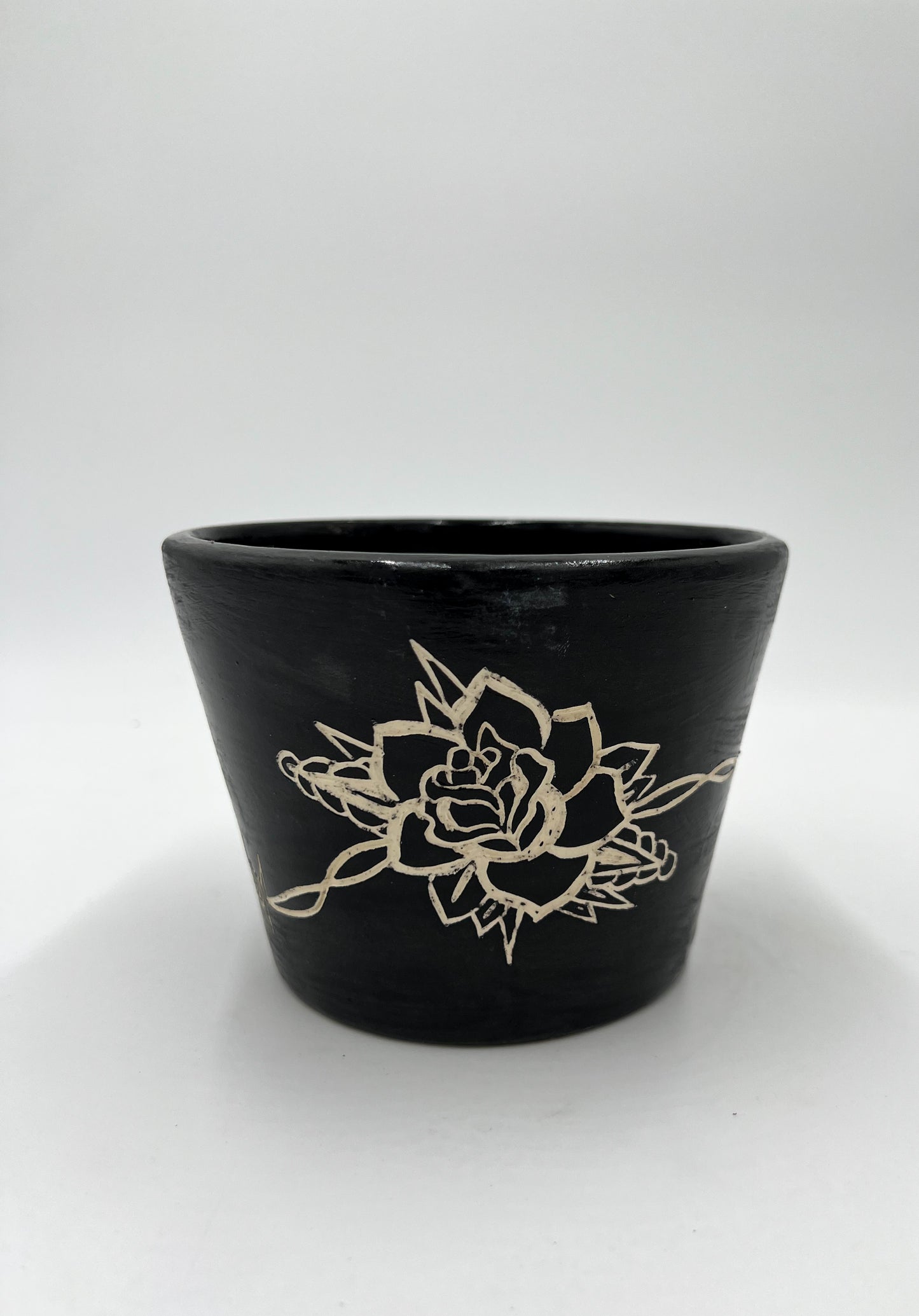Mini Rose Plant Pot