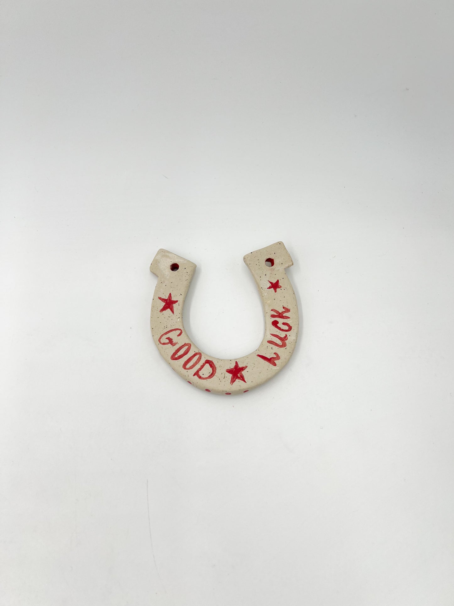 Horse Shoe- Good Luck Red 1