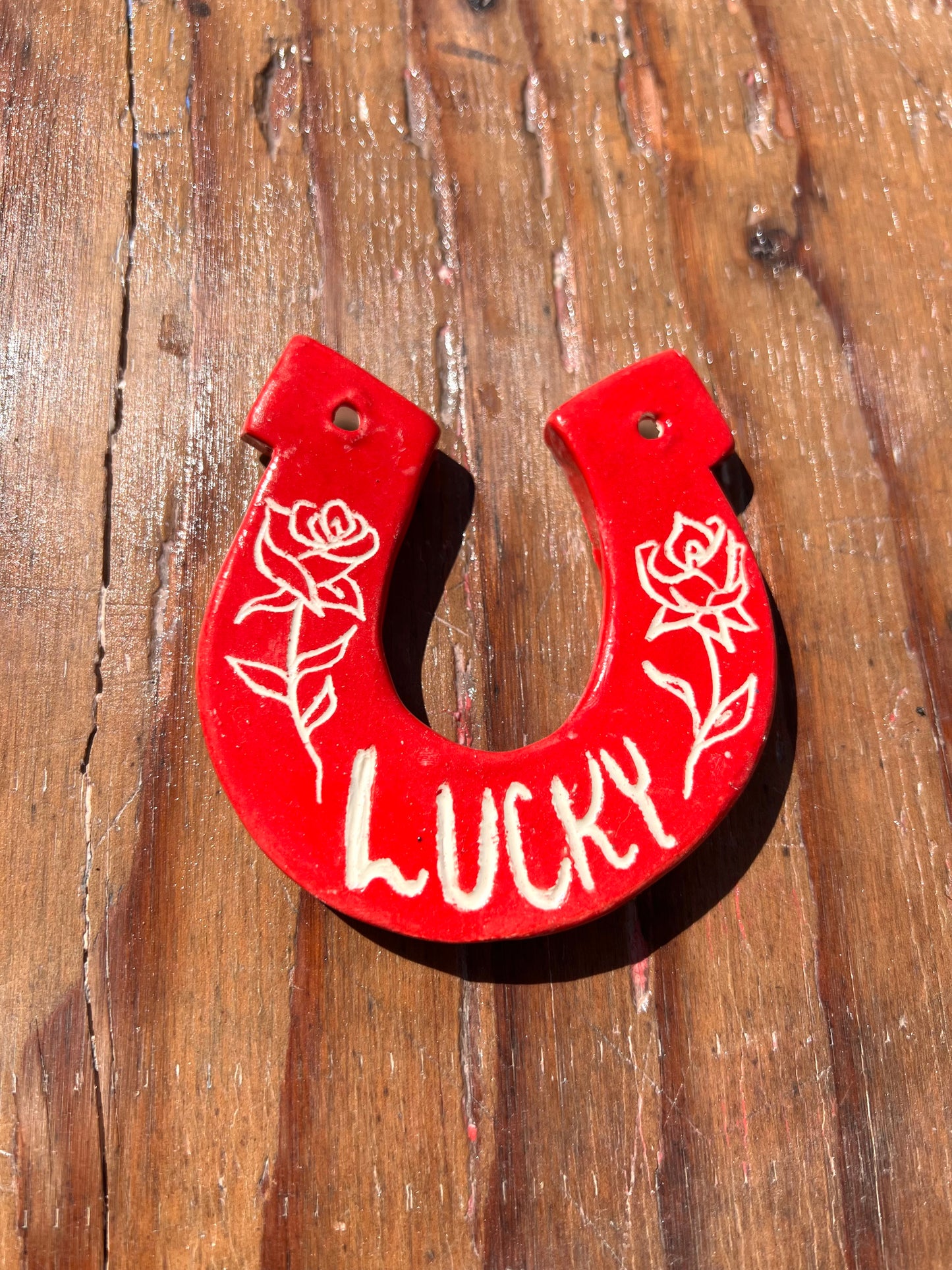 Lucky Rose Horseshoe