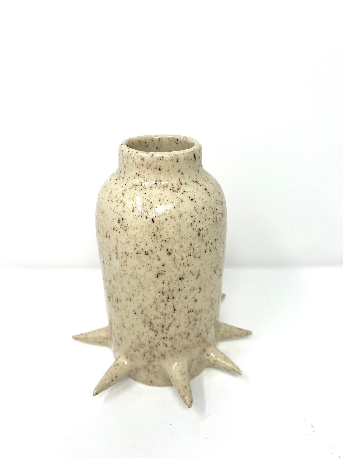 Speckled Off White Vixen Vase