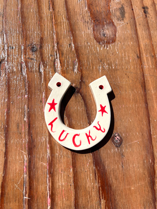 Lucky Red Horseshoe