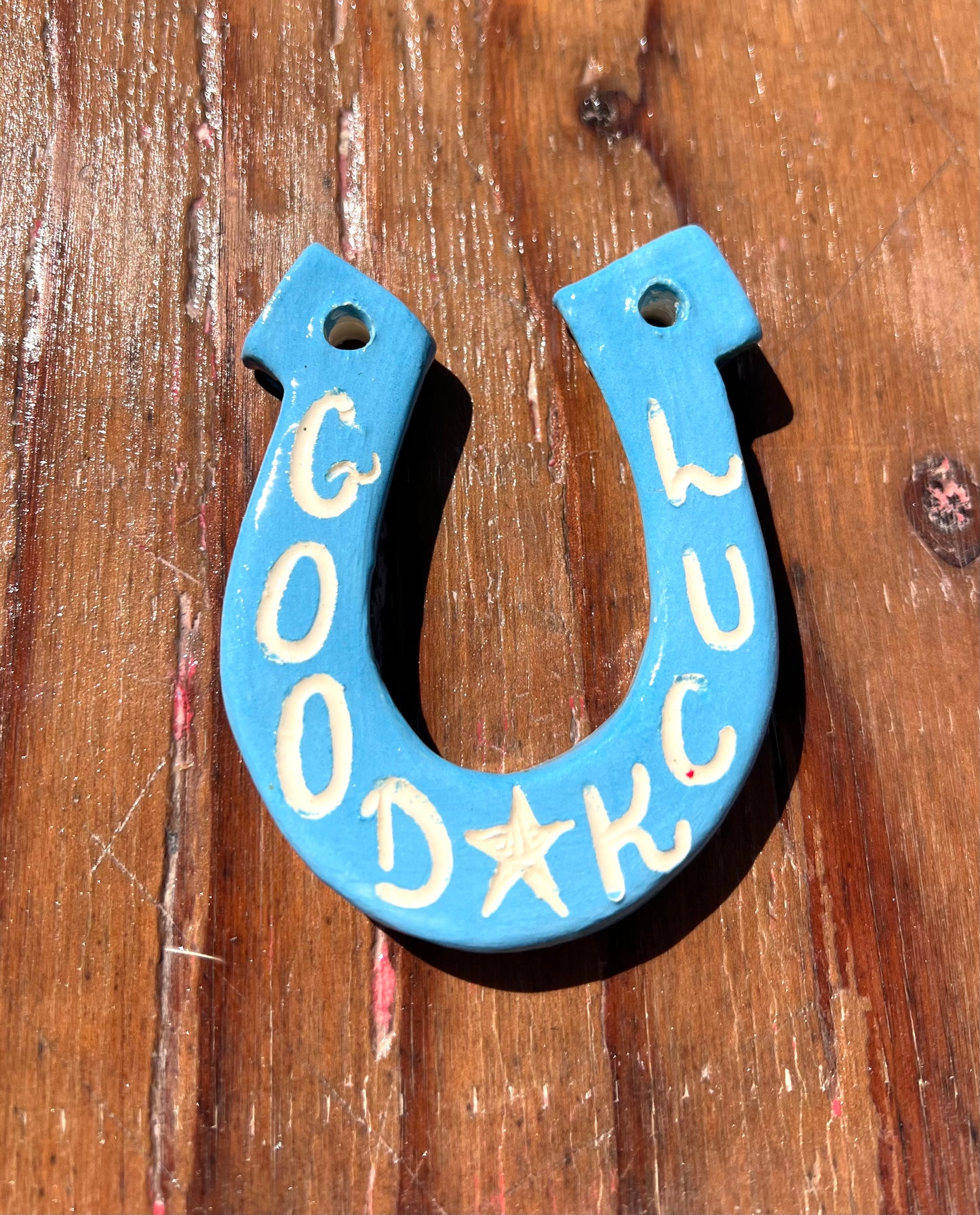 Good Luck Horseshoe (Turquoise)