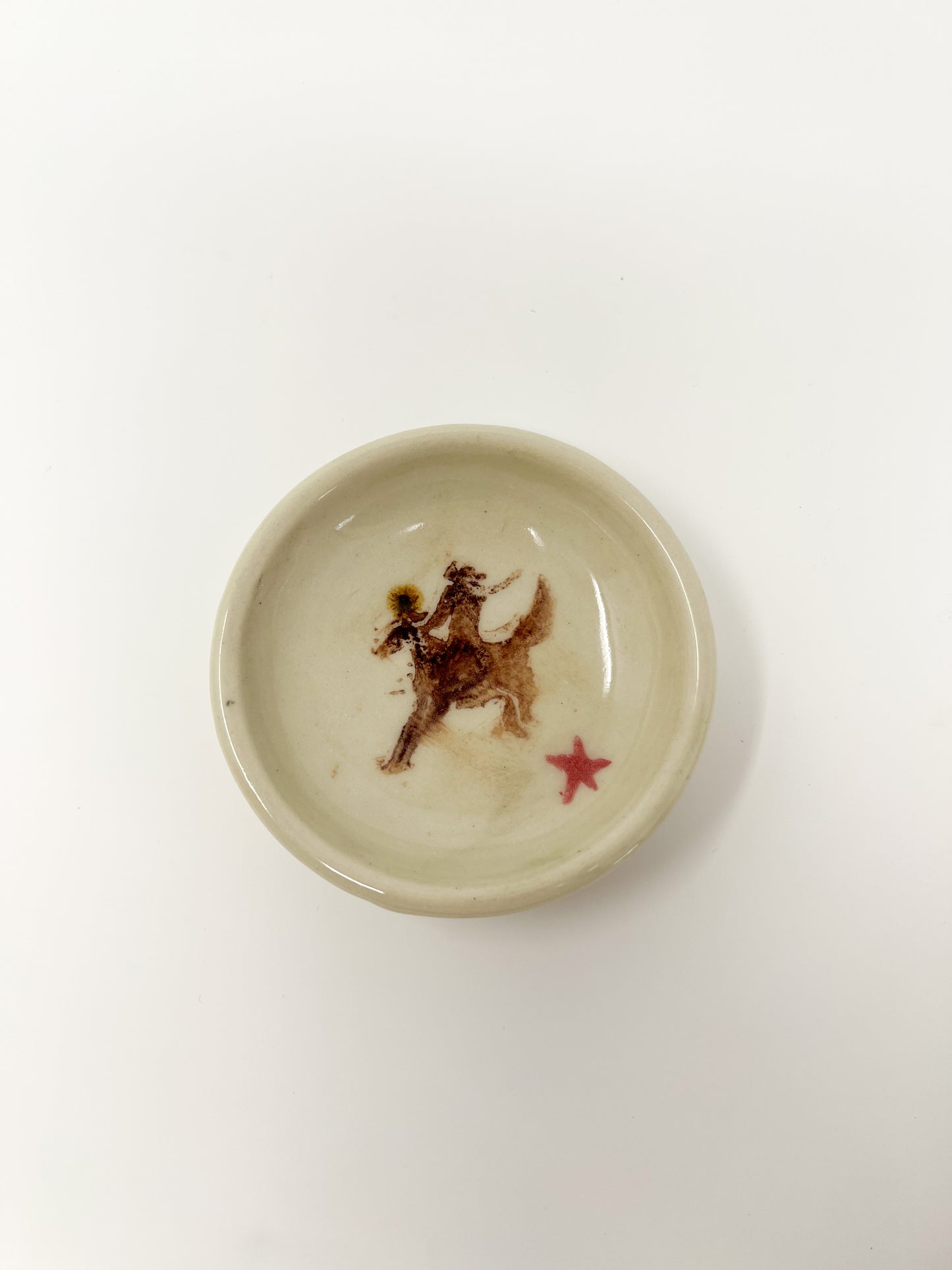 Star Buckin' Bronc Small Dish