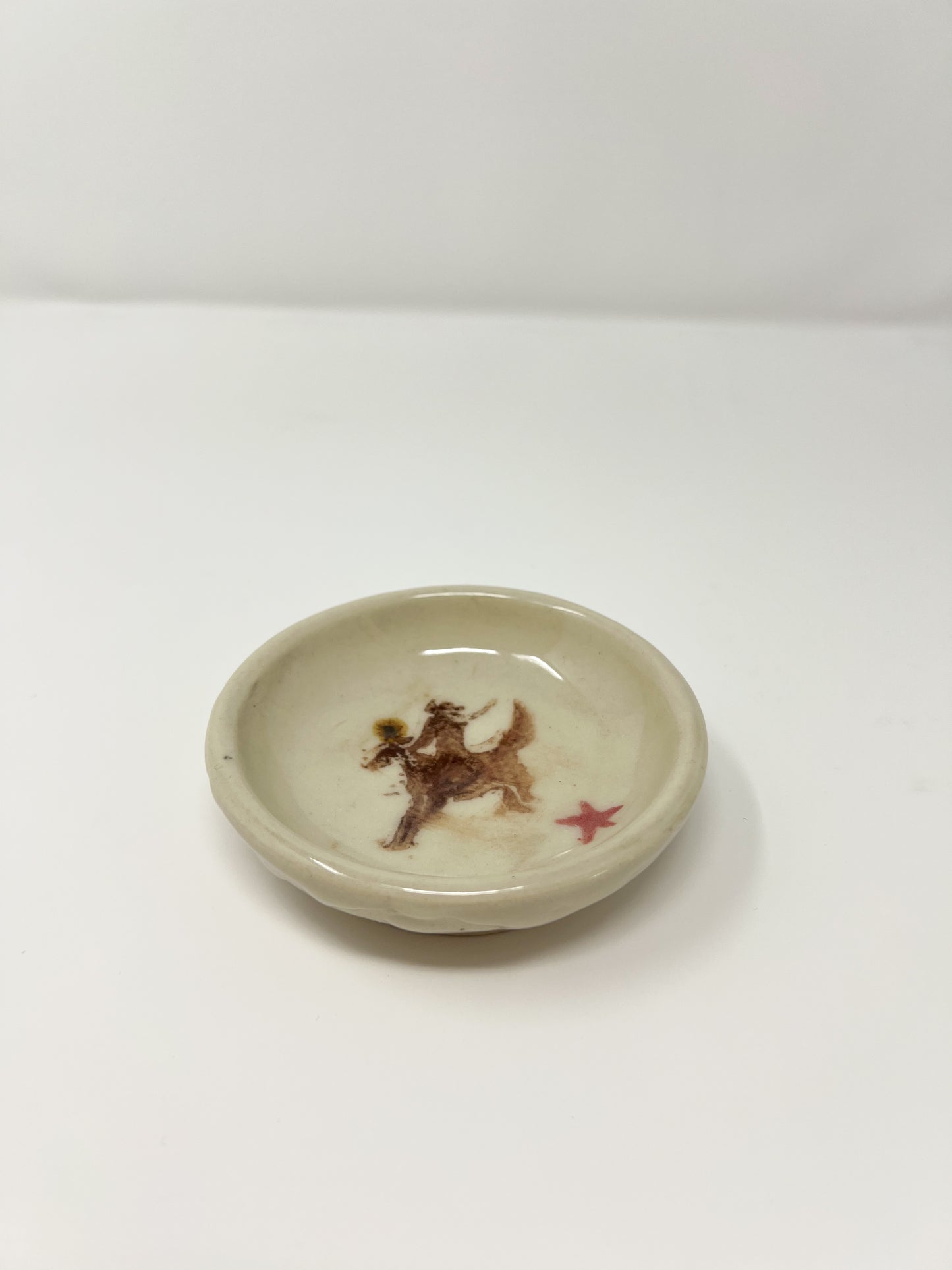 Star Buckin' Bronc Small Dish