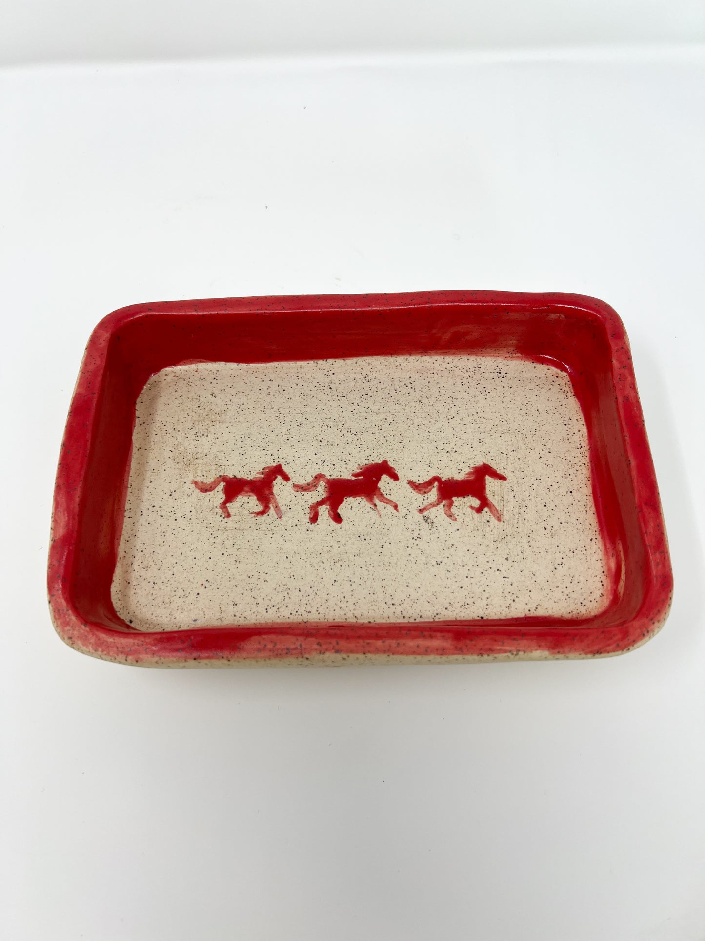 Red Mustangs Tray