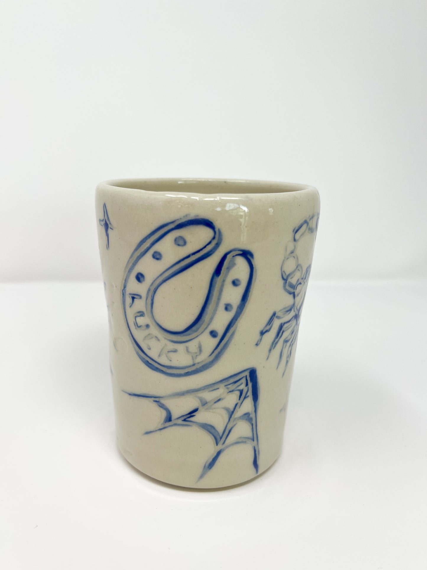 Blue Western Flash Cup