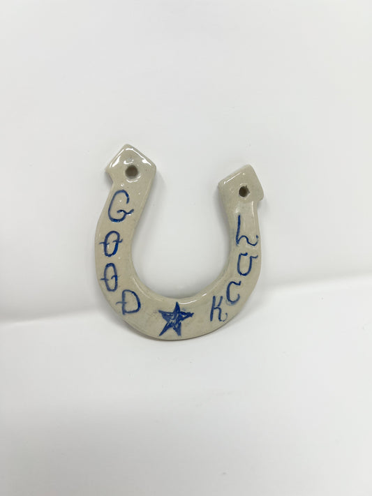 Horse Shoe- Lucky Blue