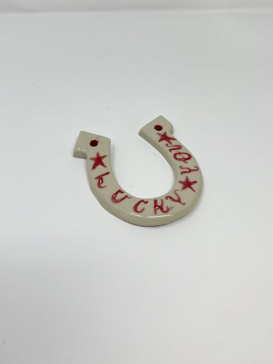 Horse Shoe- Lucky You Red