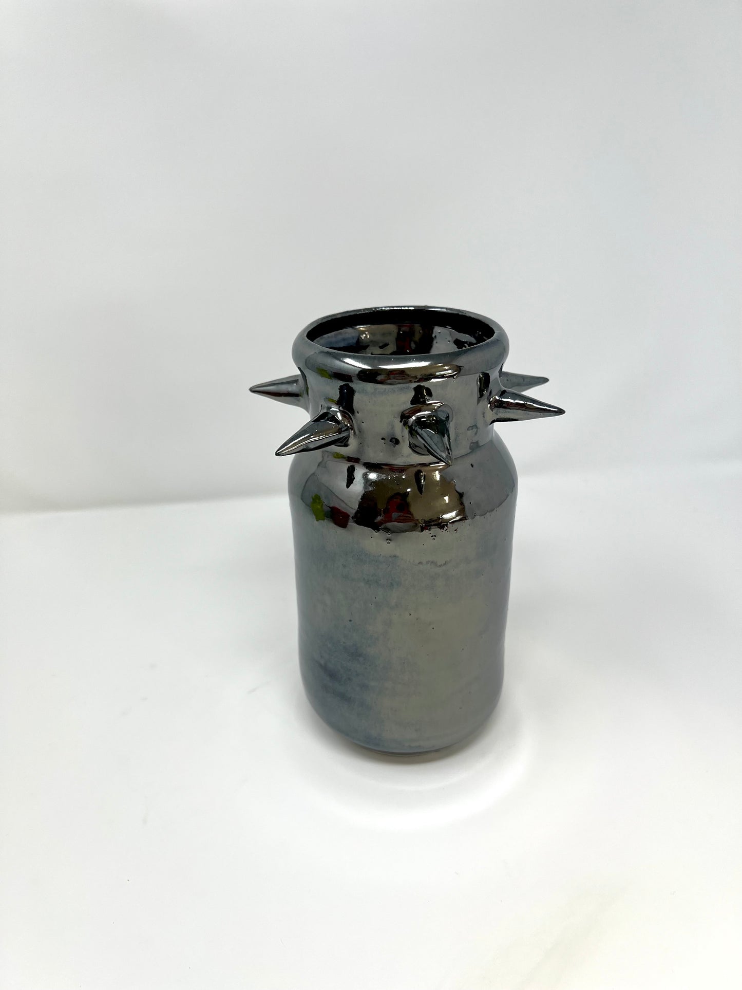 Chrome Vixen Vase