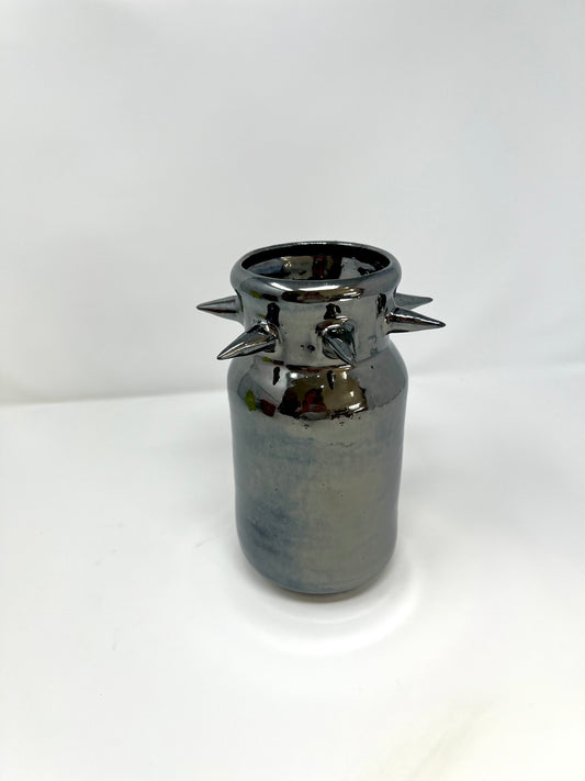 Chrome Vixen Vase