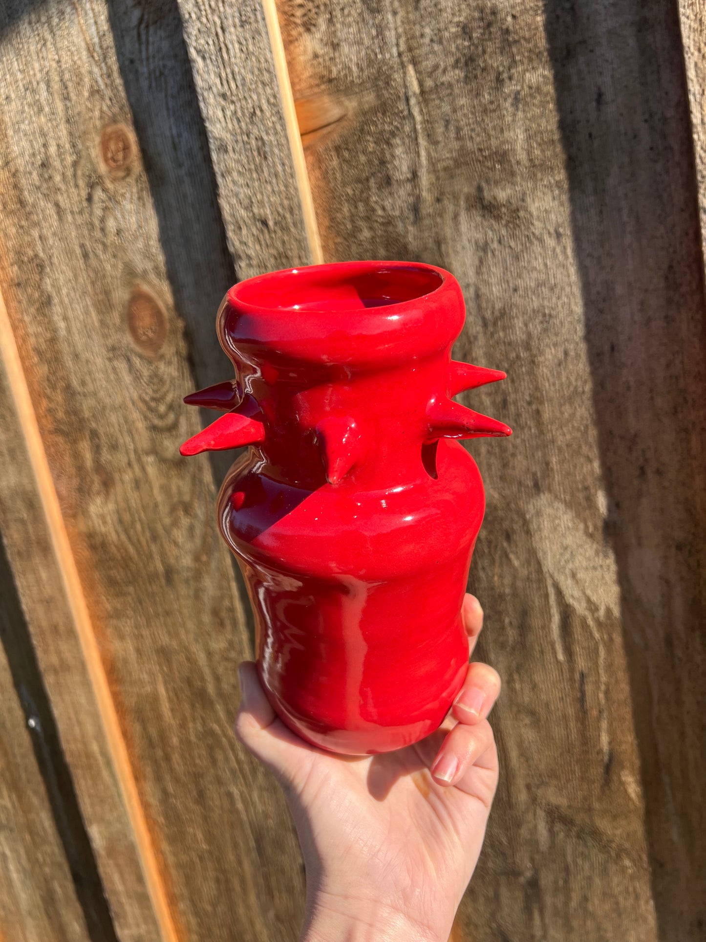 Red Vixen Vase