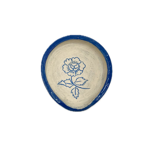 Blue Flower Spoon Rest
