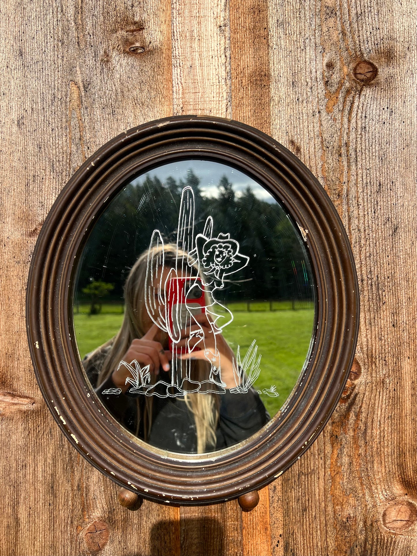 Cowgirl Mirror