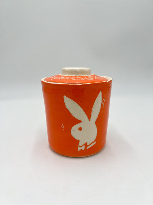 Playful Orange Jar