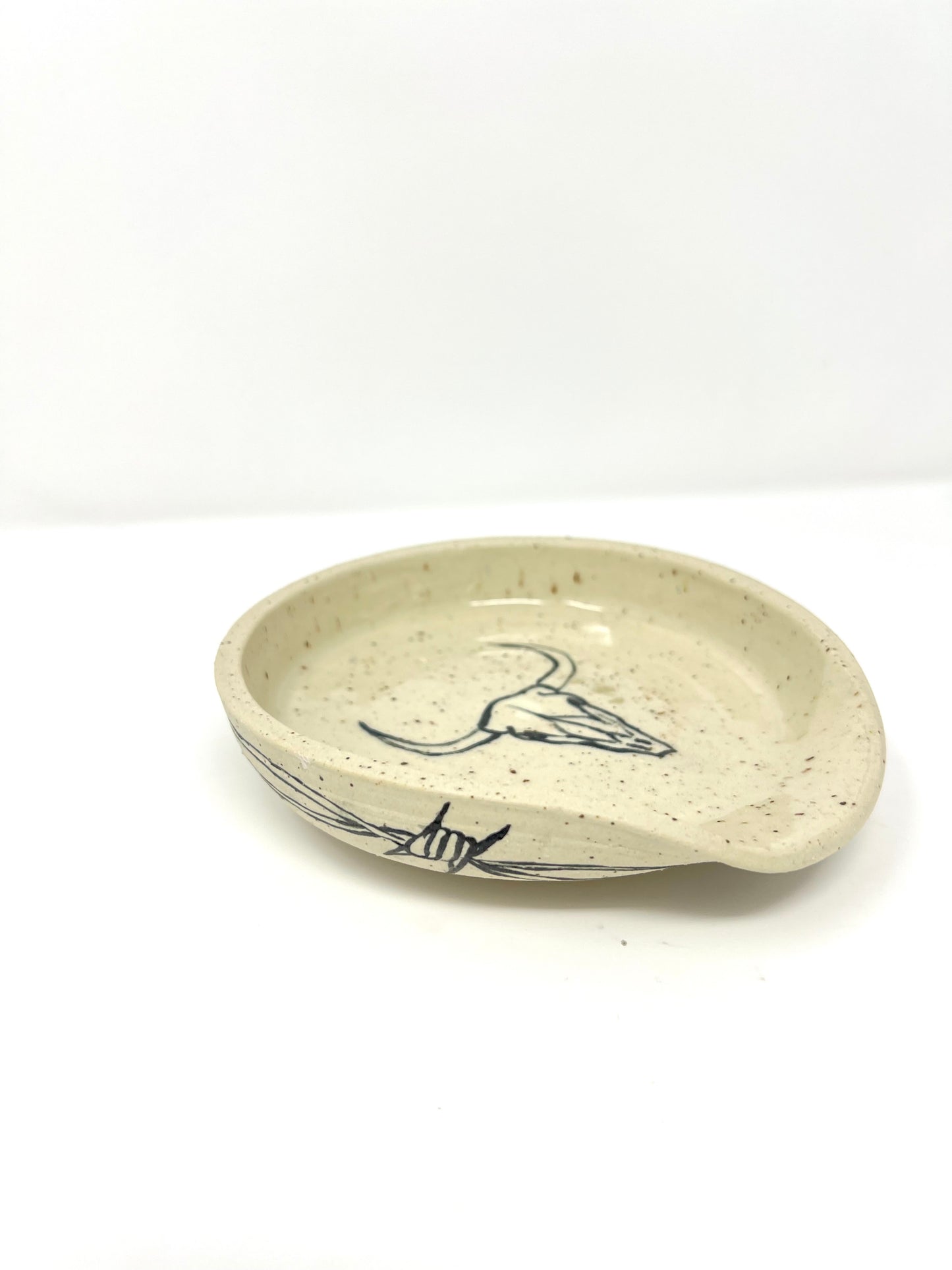 Bull Skull Spoon Rest