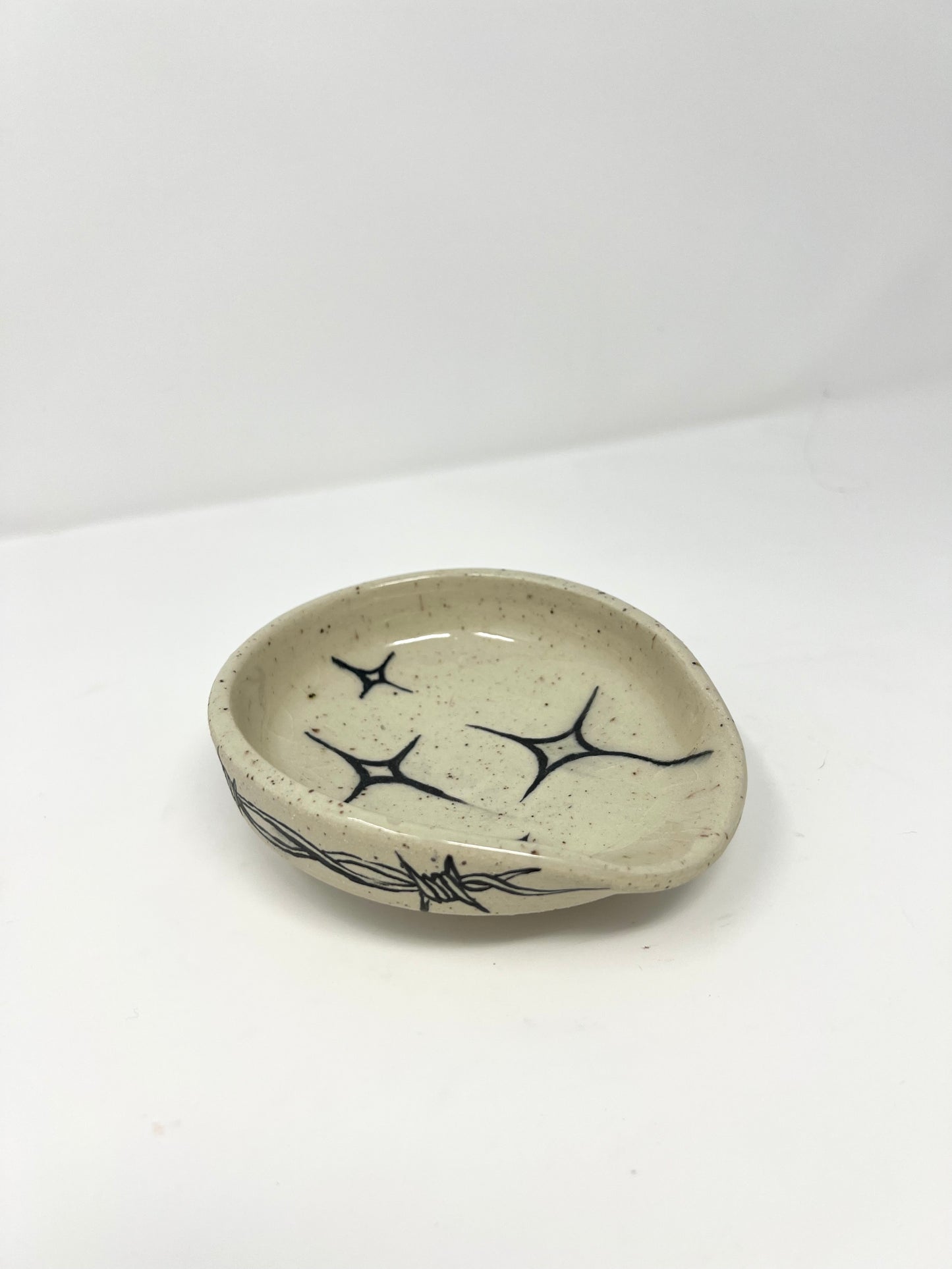 Star and Barbwire Spoon Rest