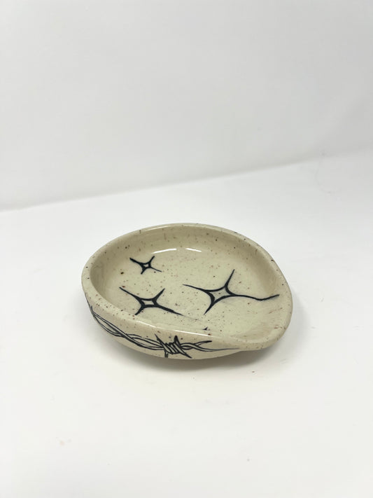 Star and Barbwire Spoon Rest