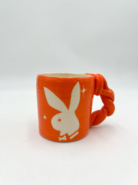 Orange Play Barbwire Mug