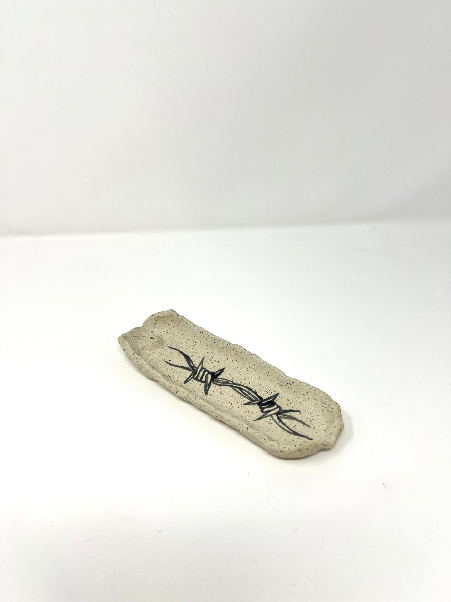 Barbwire Incense Holder