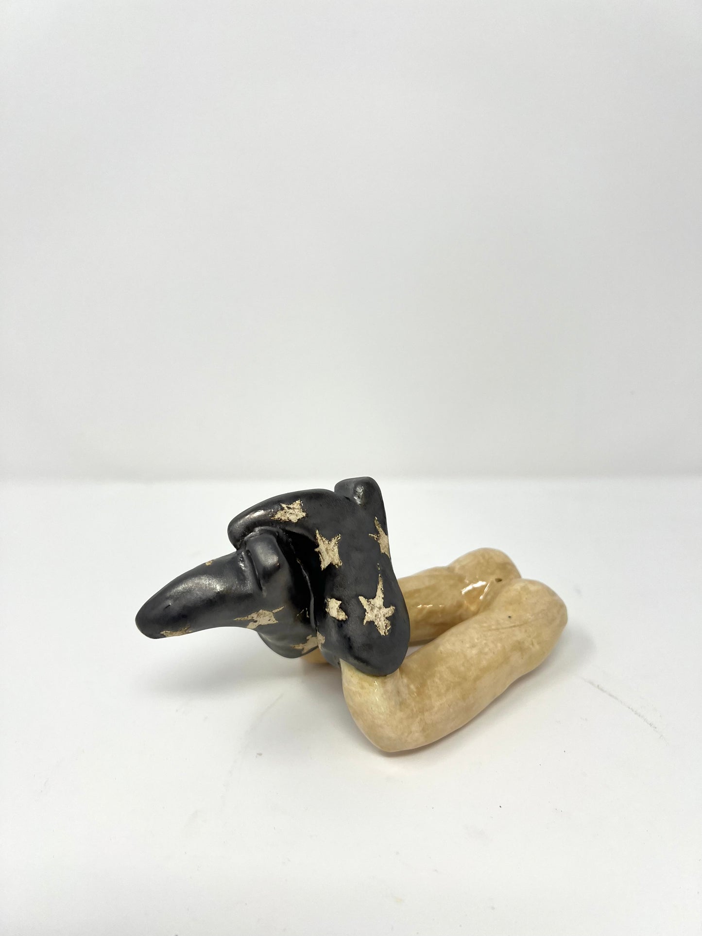 Silver Boots Incense Holder