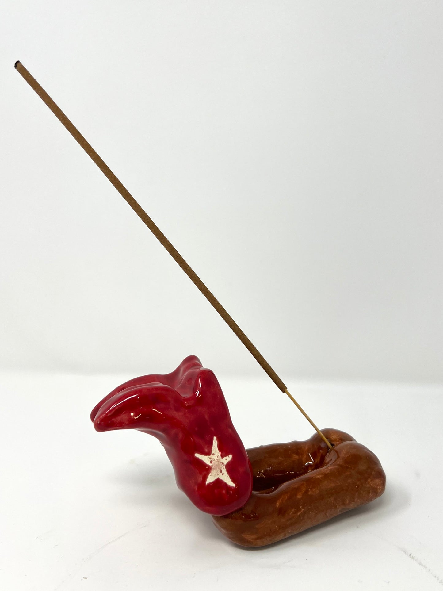 Red Boots Incense Holder 1