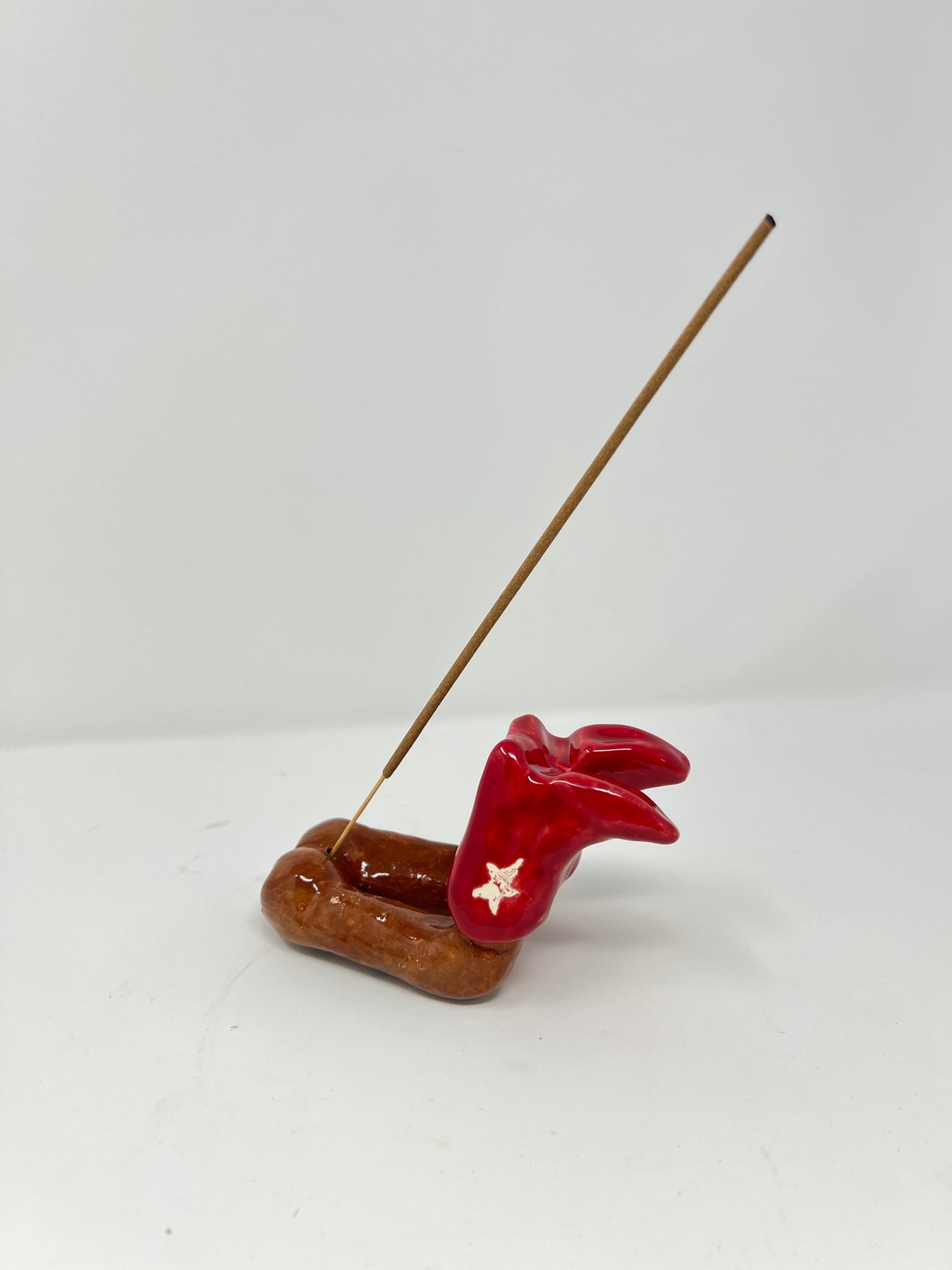 Red Boots Incense Holder 1