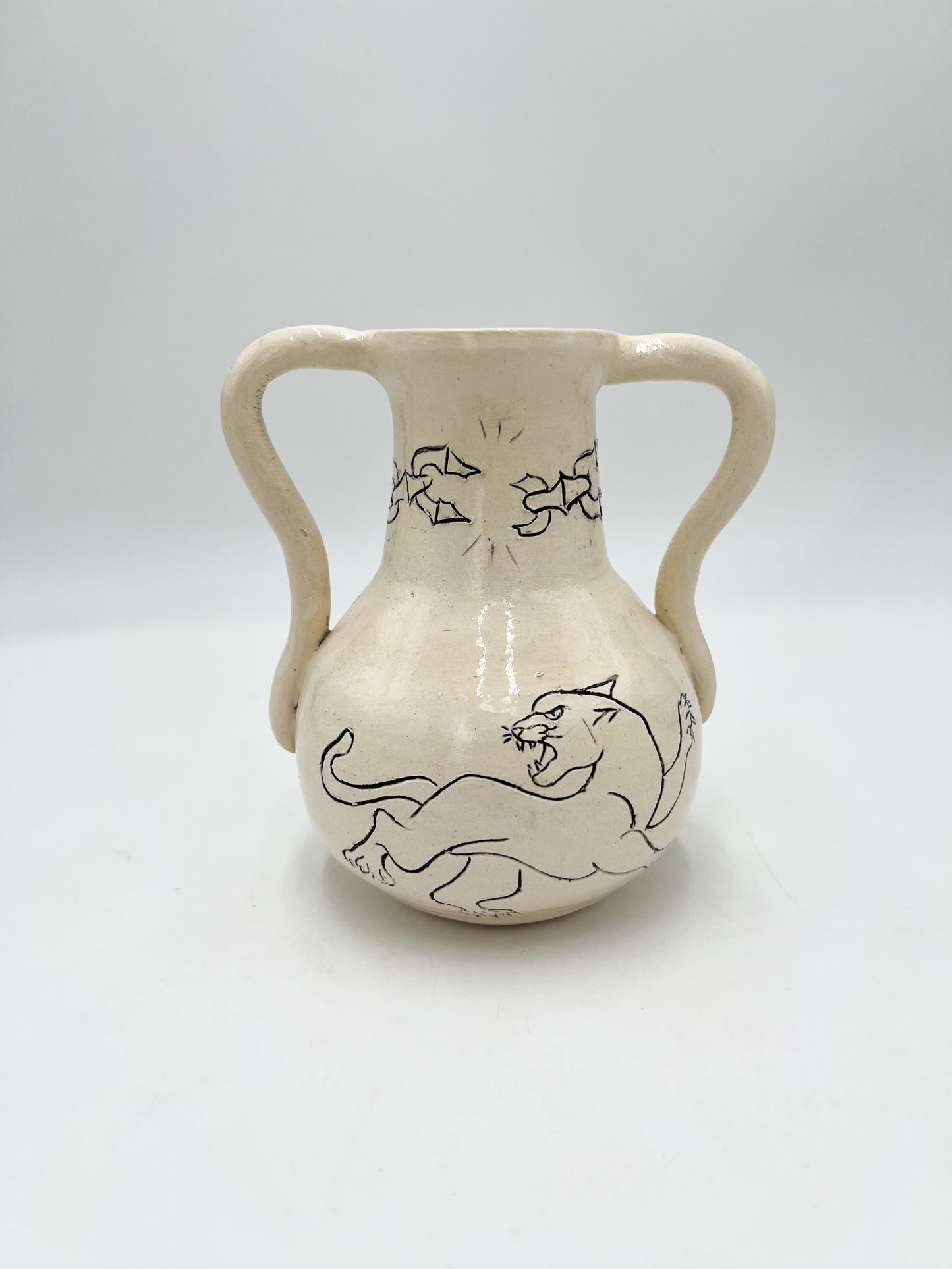 Panther Break Vase