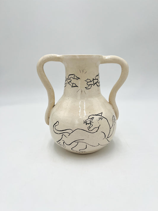 Panther Break Vase