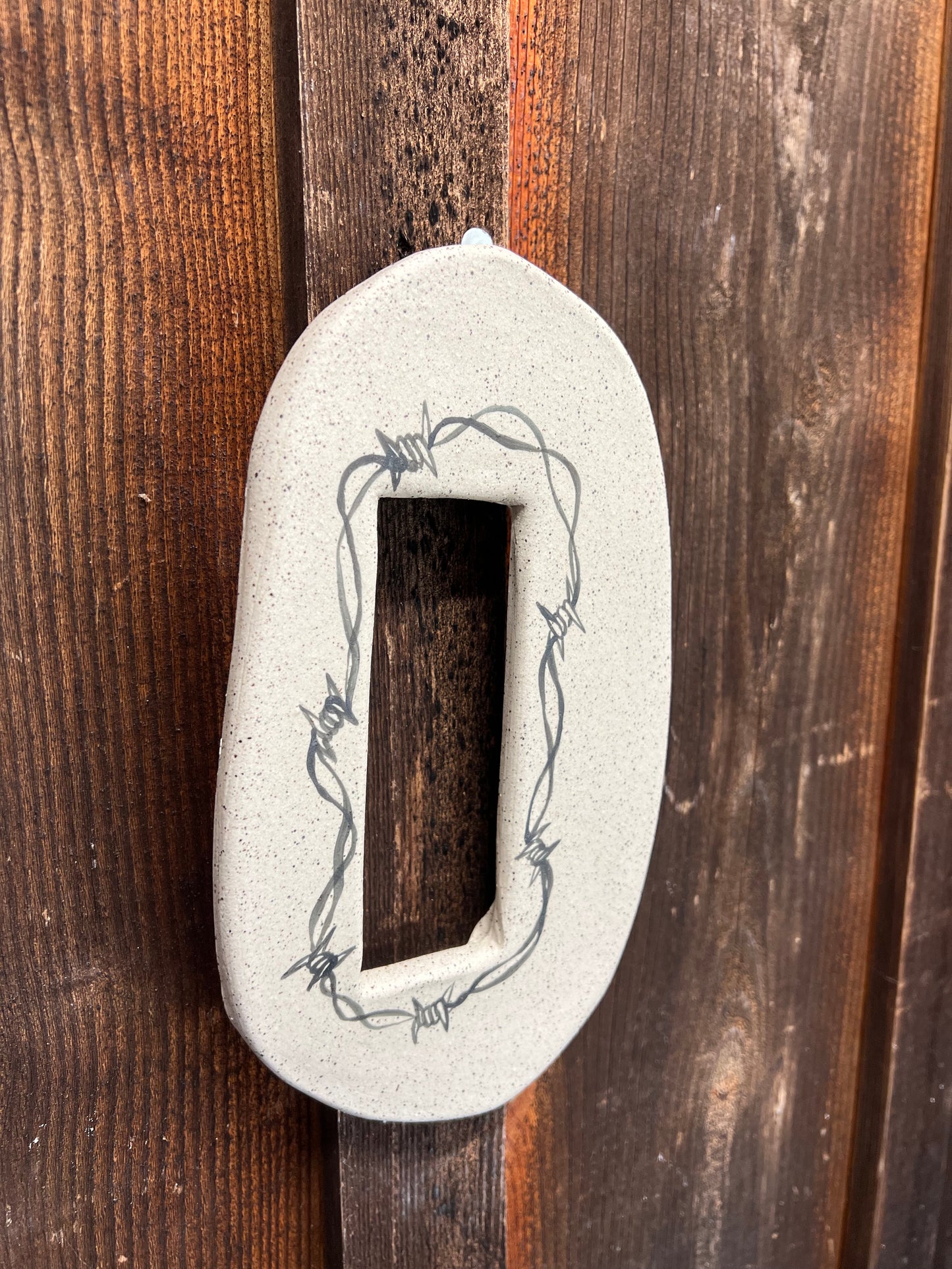 Barbwire Picture Frame