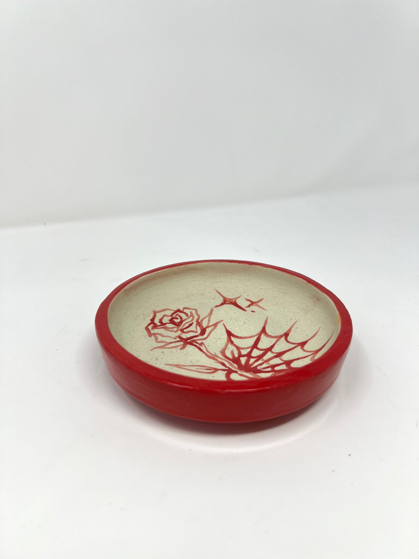 Rose Web Dish