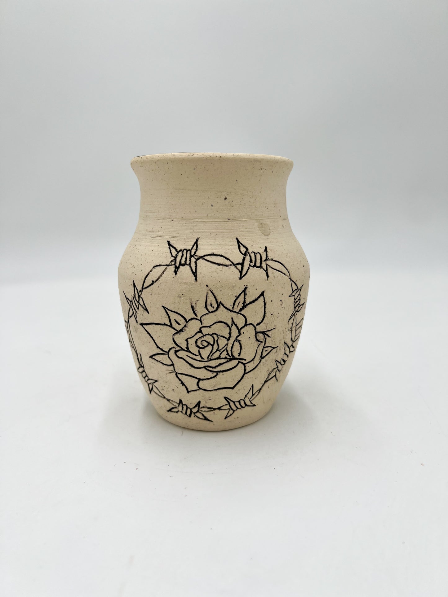 Prickly Rose Vase