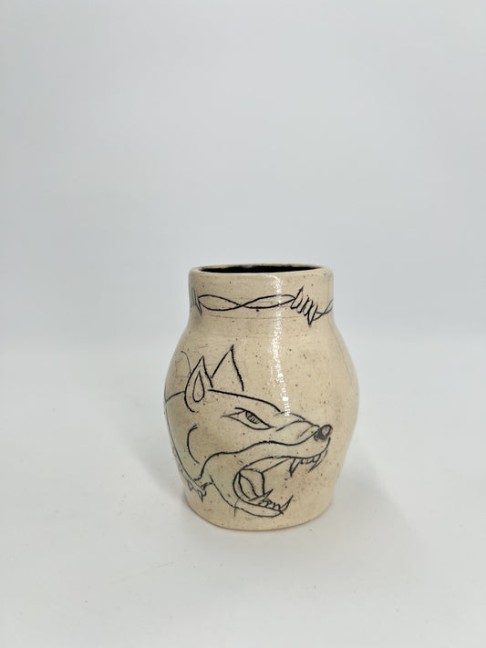 Dog Bite Mini Vase