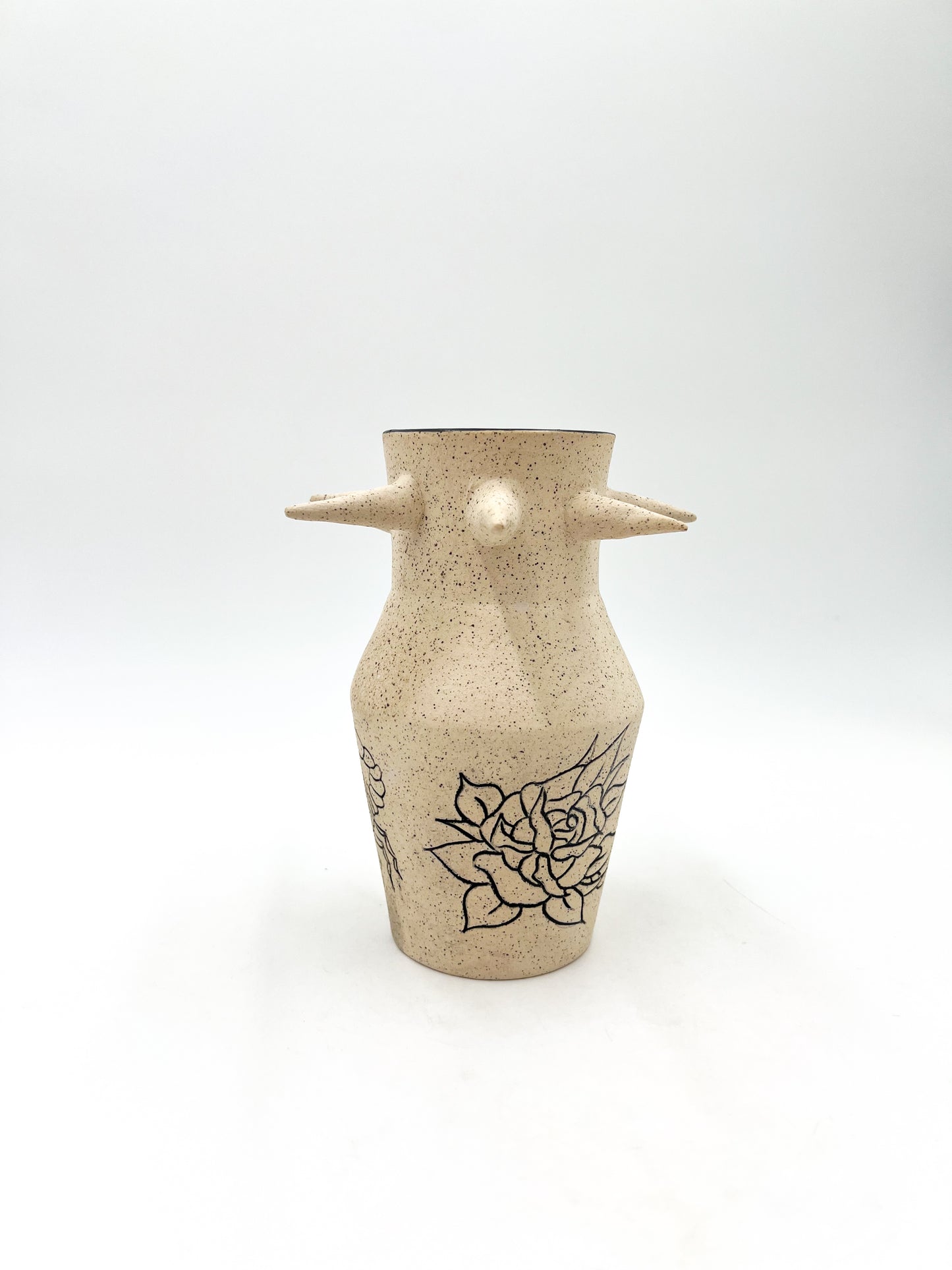 Claygirl Flash Spike Vase