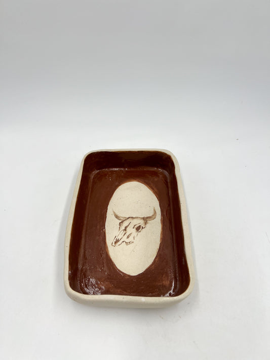 Bull Skull Tray