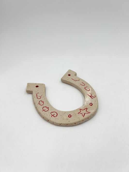 Horse Shoe- Good Luck Red 2
