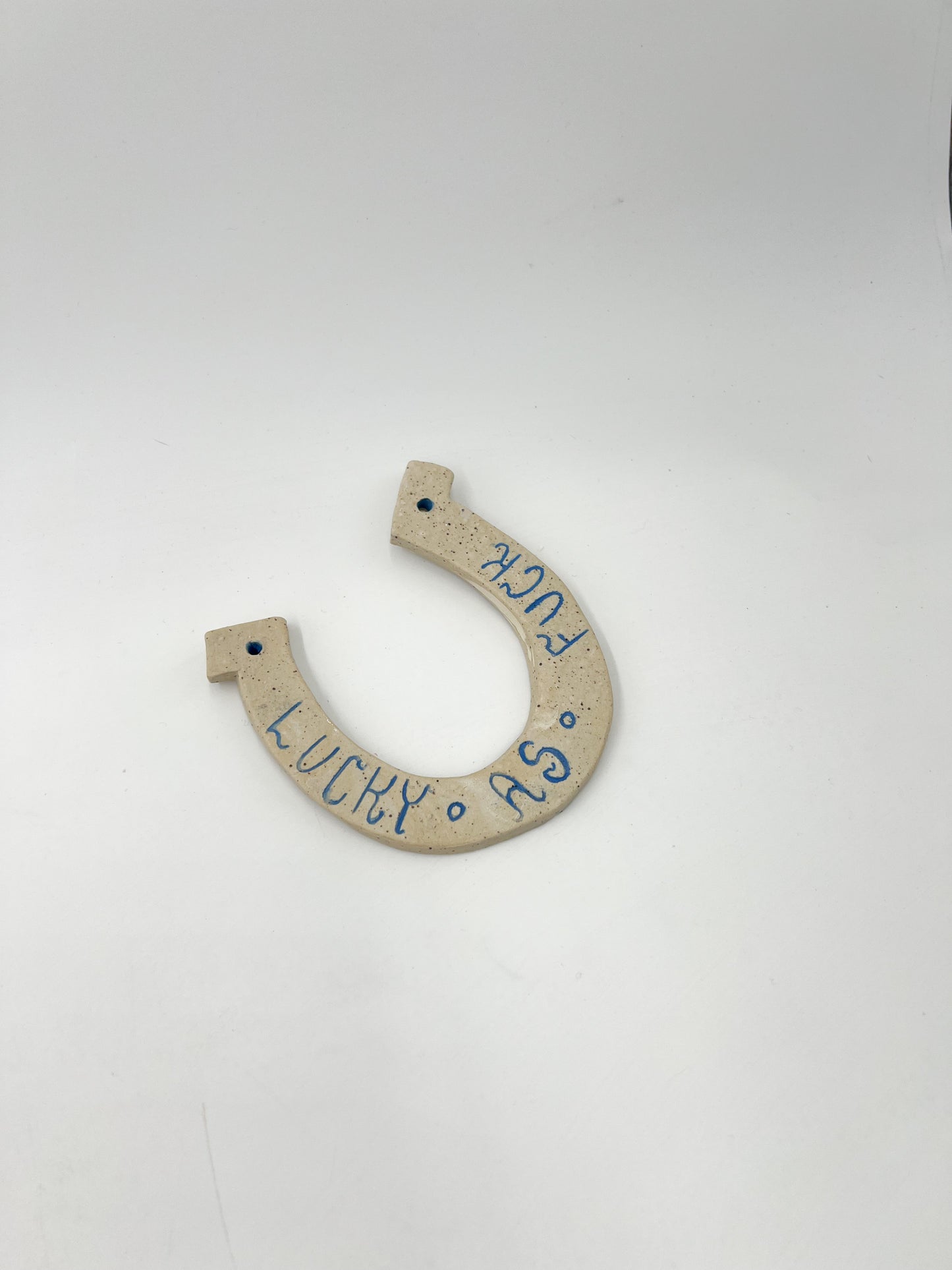 Horse Shoe- Lucky As Blue