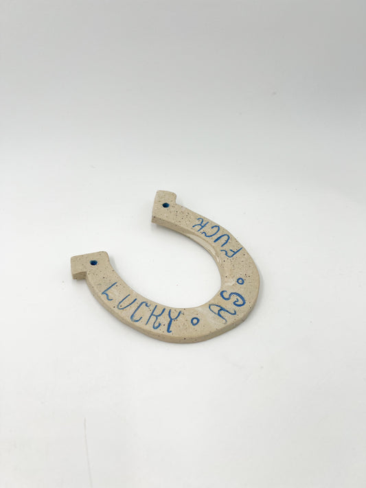 Horse Shoe- Lucky As Blue
