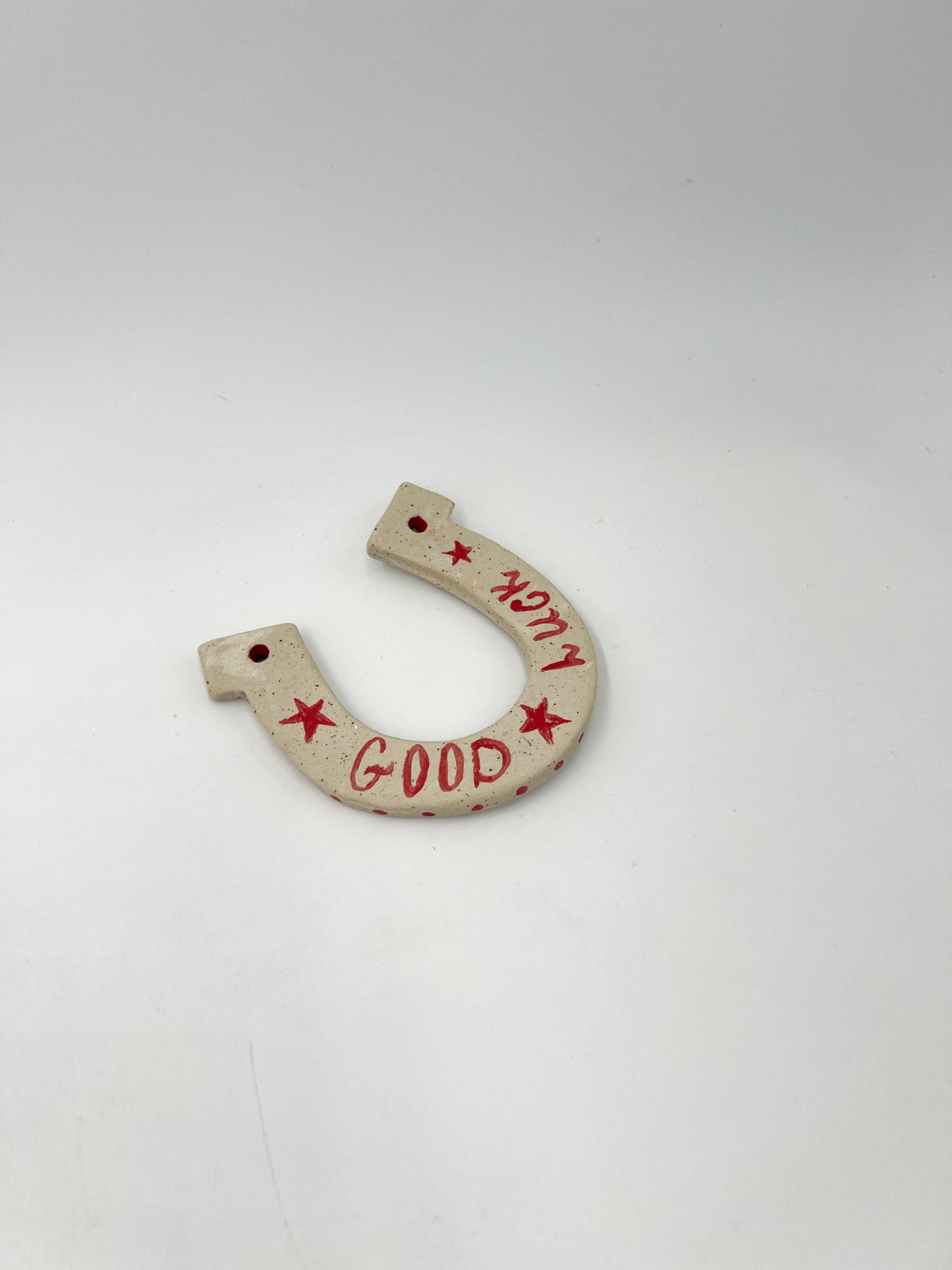 Horse Shoe- Good Luck Red 1