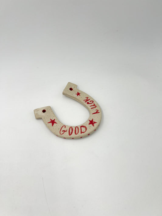 Horse Shoe- Good Luck Red 1